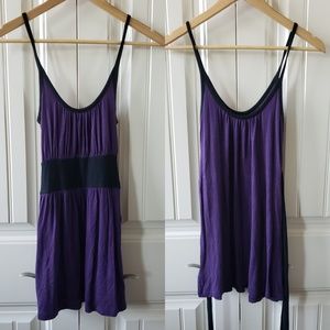 Guess purple and black dress